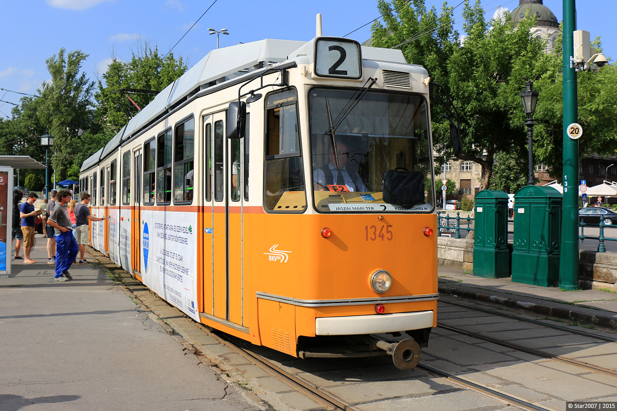 Будапешт, Ganz-Hunslet KCSV7 № 1345