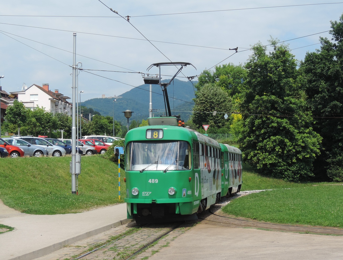 Загреб, Tatra T4YU № 489