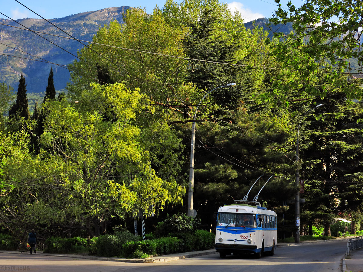 Крымский троллейбус, Škoda 9Tr21 № 5553
