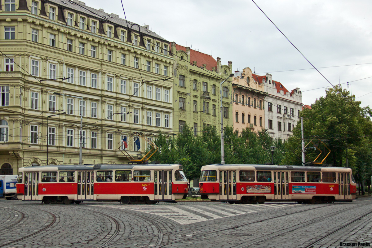 Прага, Tatra T3R.P № 8403; Прага, Tatra T3R.P № 8404