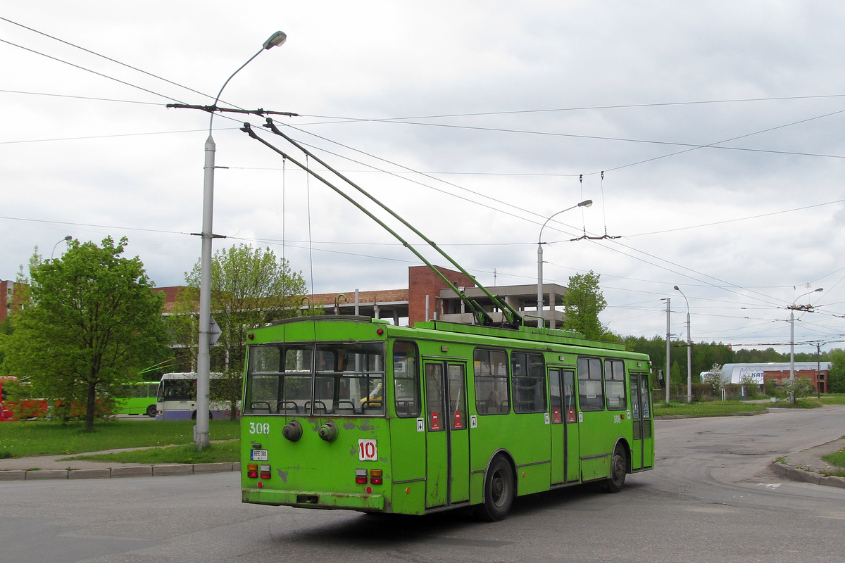 Каунас, Škoda 14Tr89/6 № 308