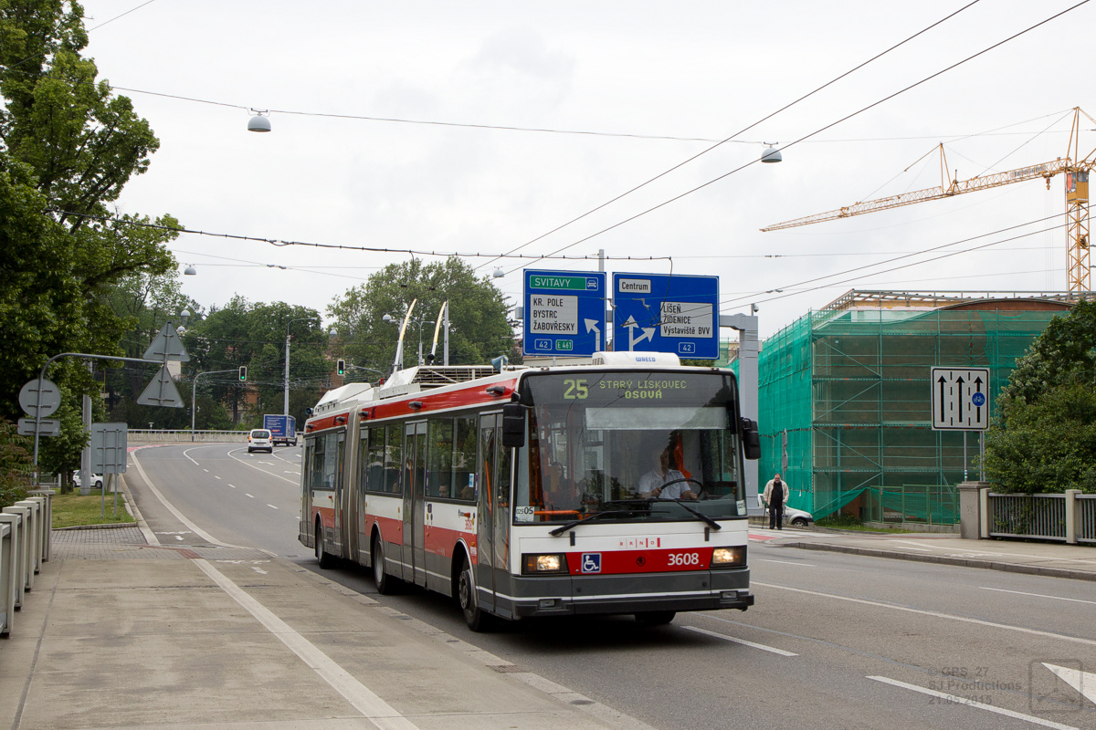 Брно, Škoda 22Tr № 3608