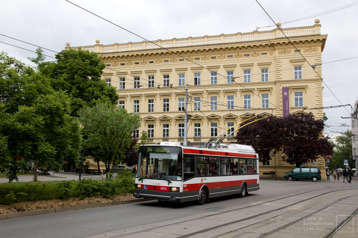 Brno, Škoda 21Tr № 3055