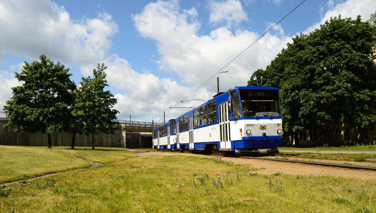 Рига, Tatra T3MR (T6B5-R) № 35032
