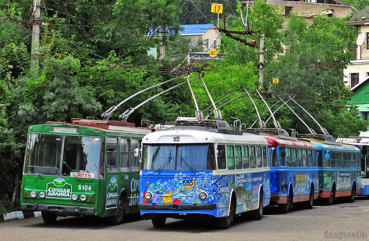 Krimski trolejbus, Škoda 9Tr21 č. 5551