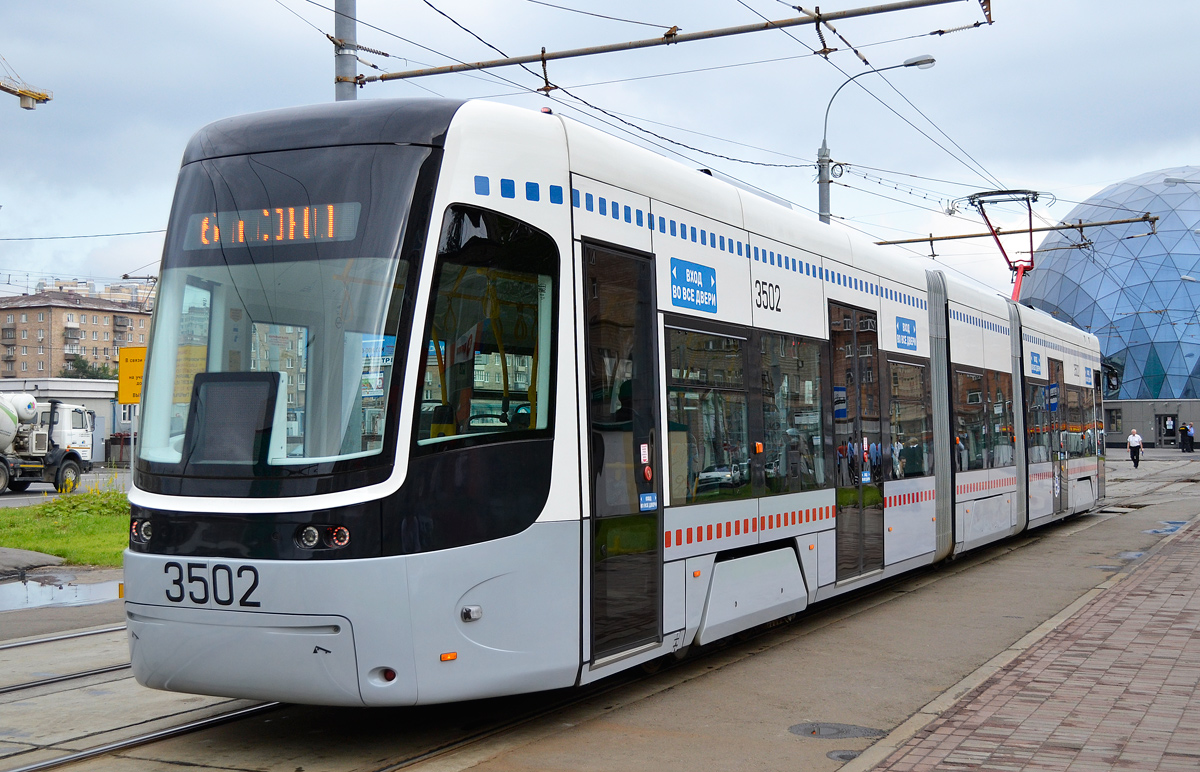 Москва, 71-414 (Pesa Fokstrot) № 3502