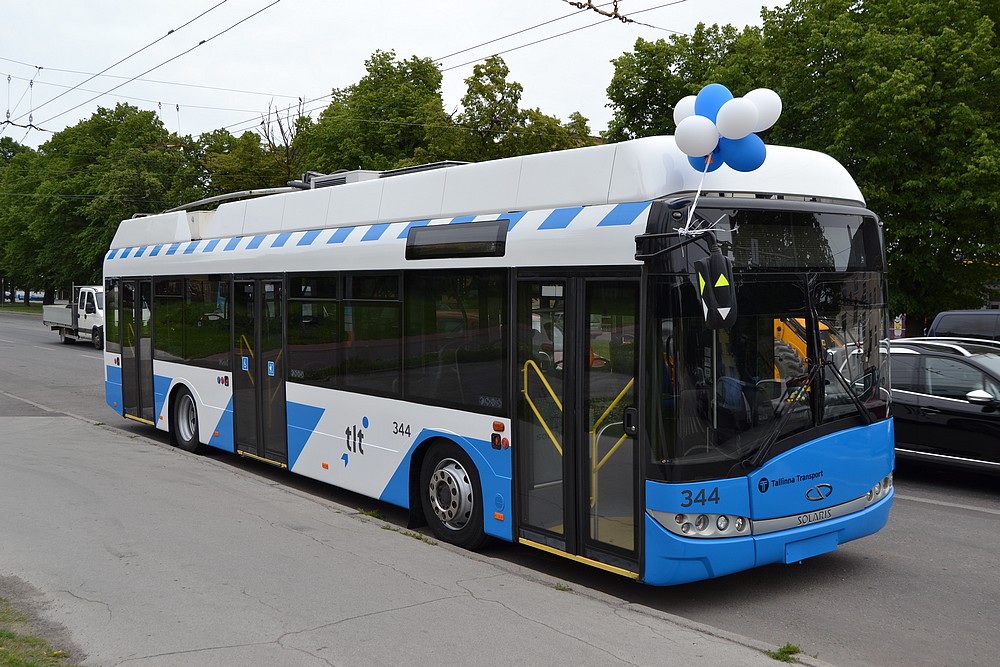 Таллин, Solaris Trollino III 12 AC № 344