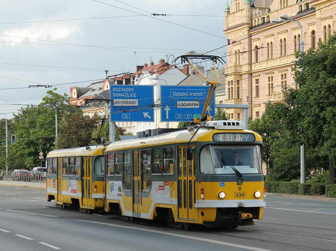 Пльзень, Tatra T3R.PLF № 330