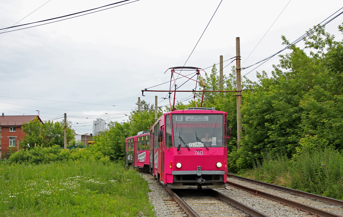 Екатеринбург, Tatra T6B5SU № 760