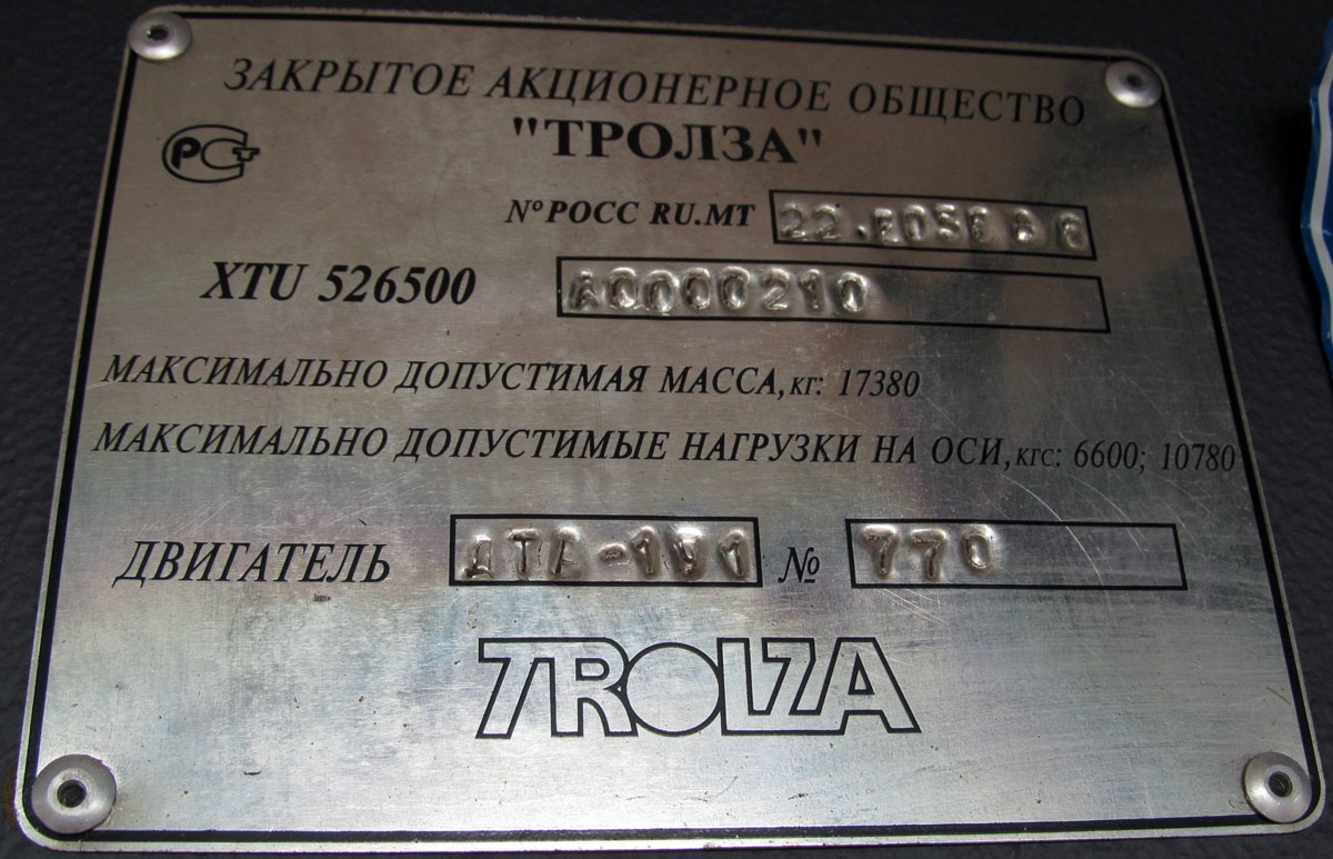 Пермь, Тролза-5265.00 «Мегаполис» № 288