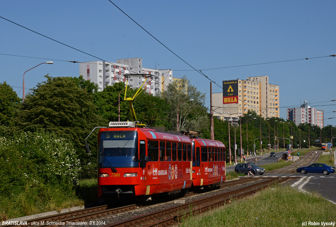 Братислава, Tatra T3S № 7301
