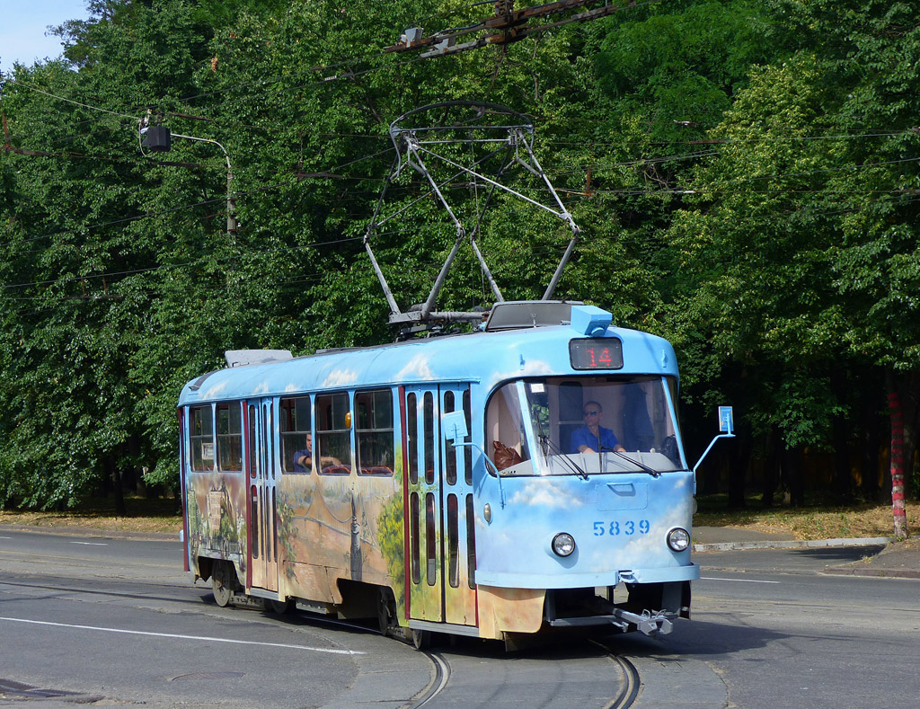 Киев, Tatra T3SU № 5839