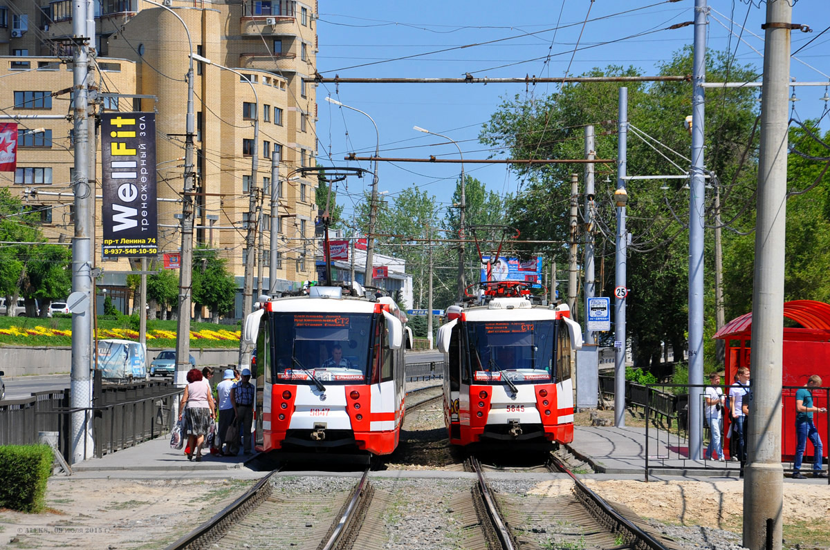 Волгоград, 71-154 (ЛВС-2009) № 5847; Волгоград, 71-154 (ЛВС-2009) № 5845