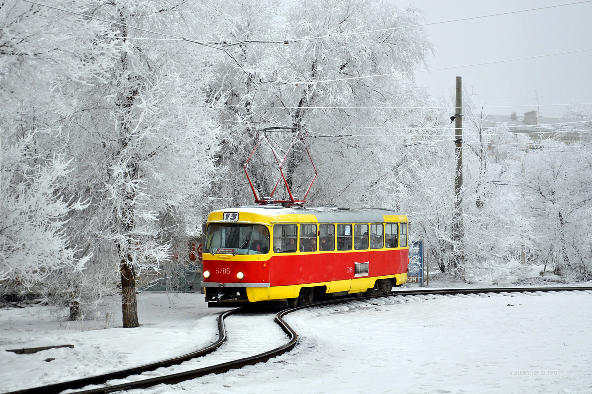 Волгоград, Tatra T3SU (двухдверная) № 5786