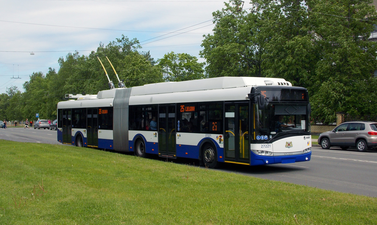 Рига, Škoda 27Tr Solaris III № 27221