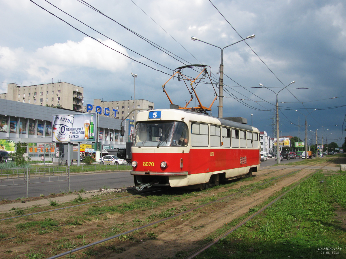 Харьков, Tatra T3M № 8070