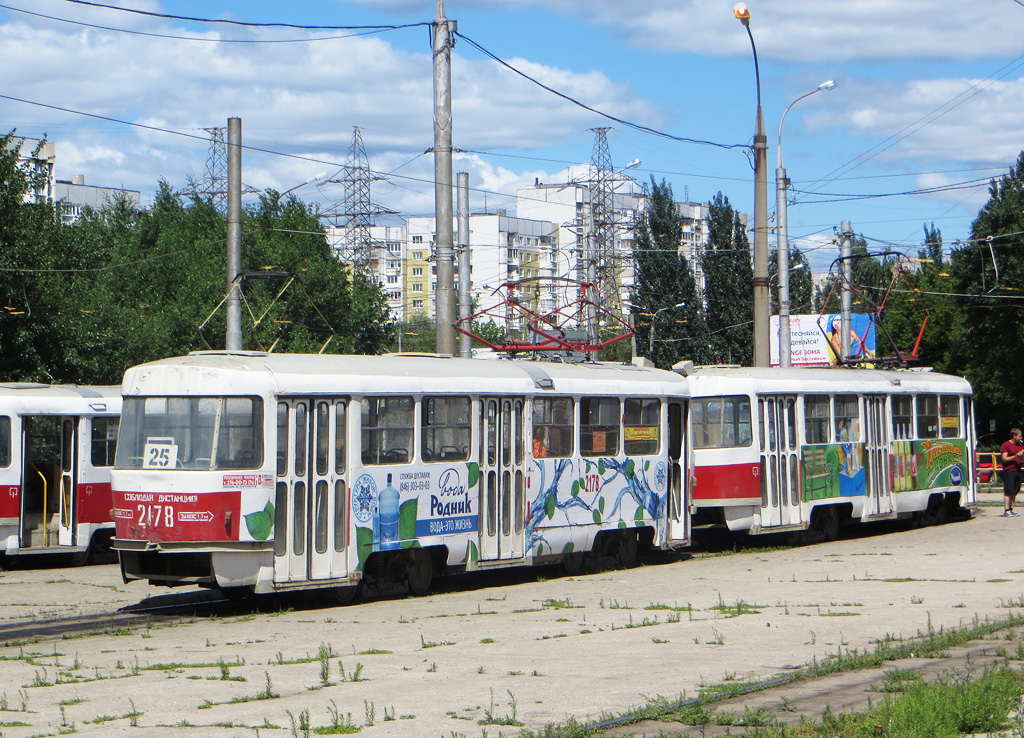 Самара, Tatra T3SU № 2178; Самара — Конечные станции и кольца (трамвай)