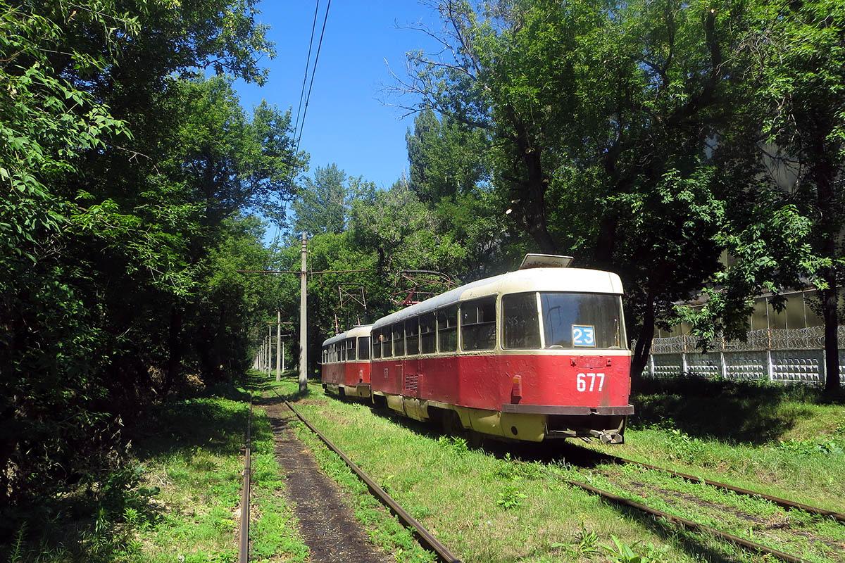 Харьков, Tatra T3SU № 677 Харьков, Tatra T3SU № 677
