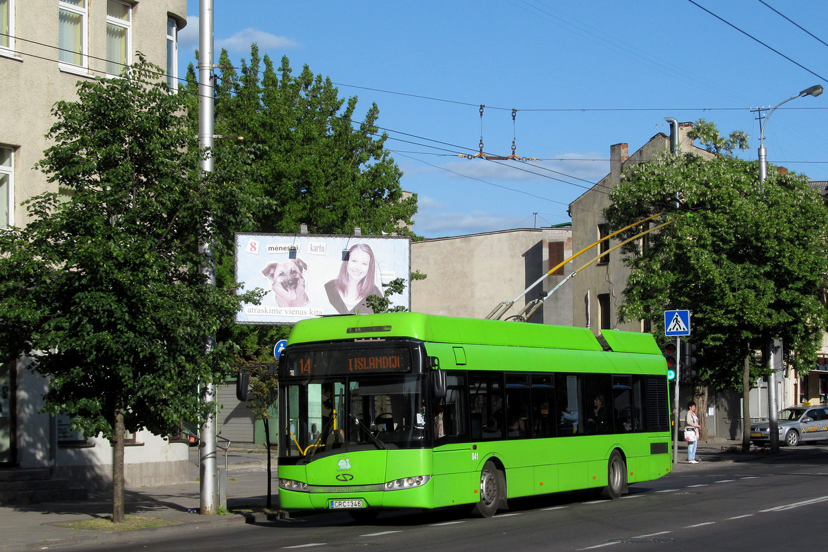Каунас, Solaris Trollino III 12 AC № 041