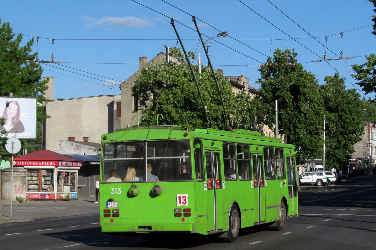 Каунас, Škoda 14Tr89/6 № 313