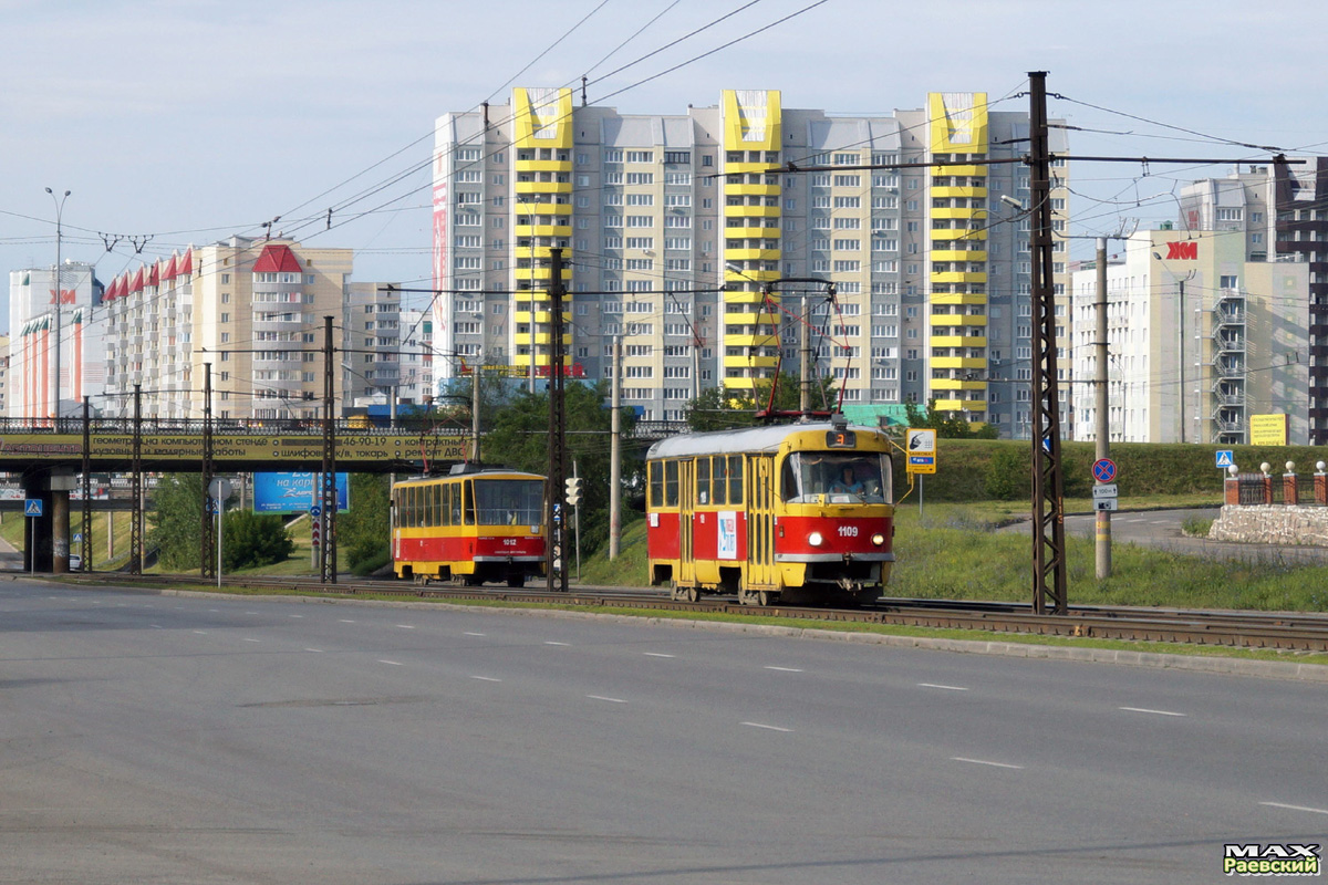 Барнаул, Tatra T3SU № 1109; Барнаул, Tatra T6B5SU № 1012; Барнаул — Линии ГЭТ