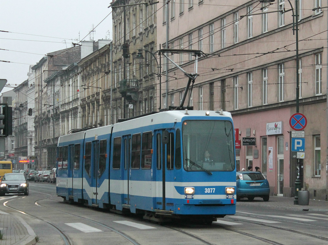 Краков, MAN/Duewag N8S-NF № 3077