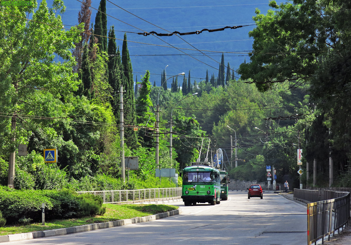 Крымский троллейбус, Škoda 9Tr19 № 5511