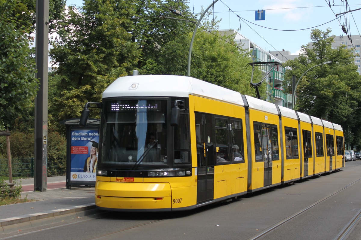 Берлин, Bombardier Flexity Berlin (GT8-08ZR/F8Z) № 9007