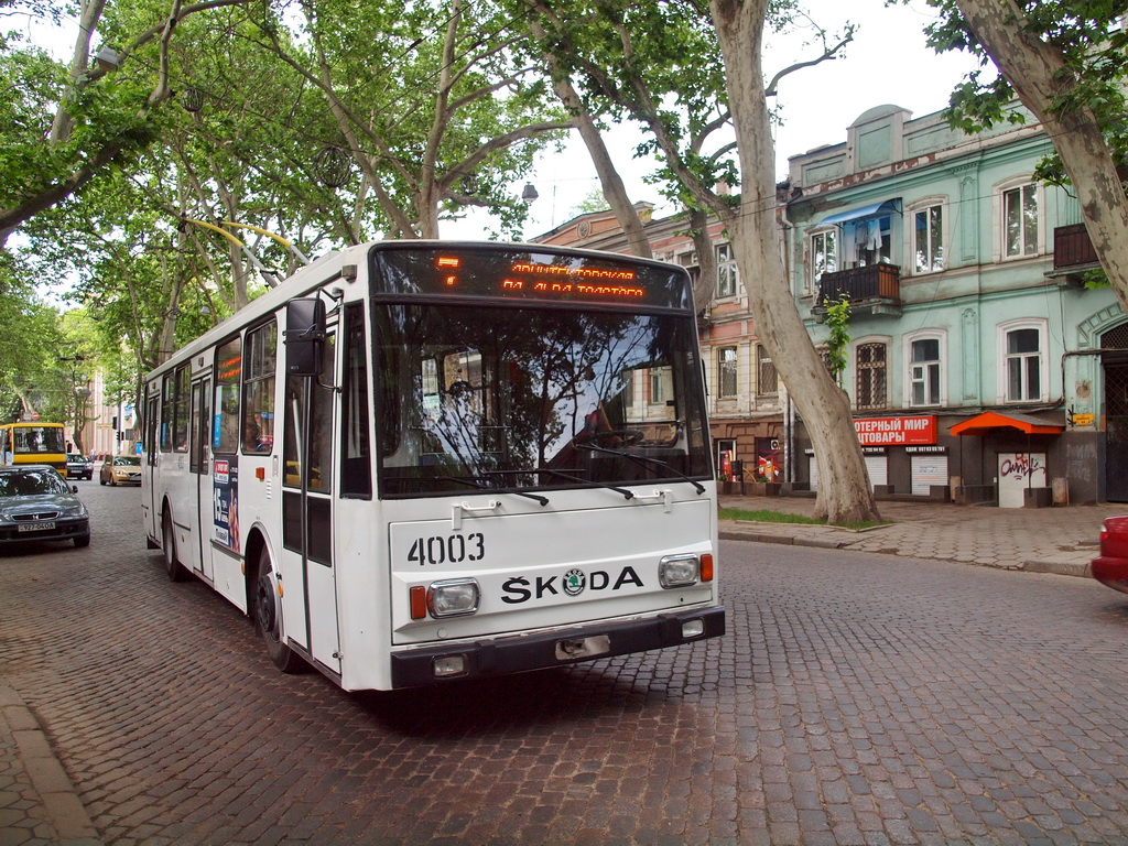Одесса, Škoda 14Tr17/6M № 4003