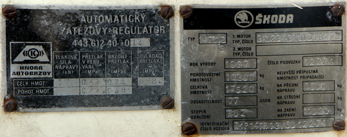 Pardubice, Škoda 14Tr13/6M Nr. 375