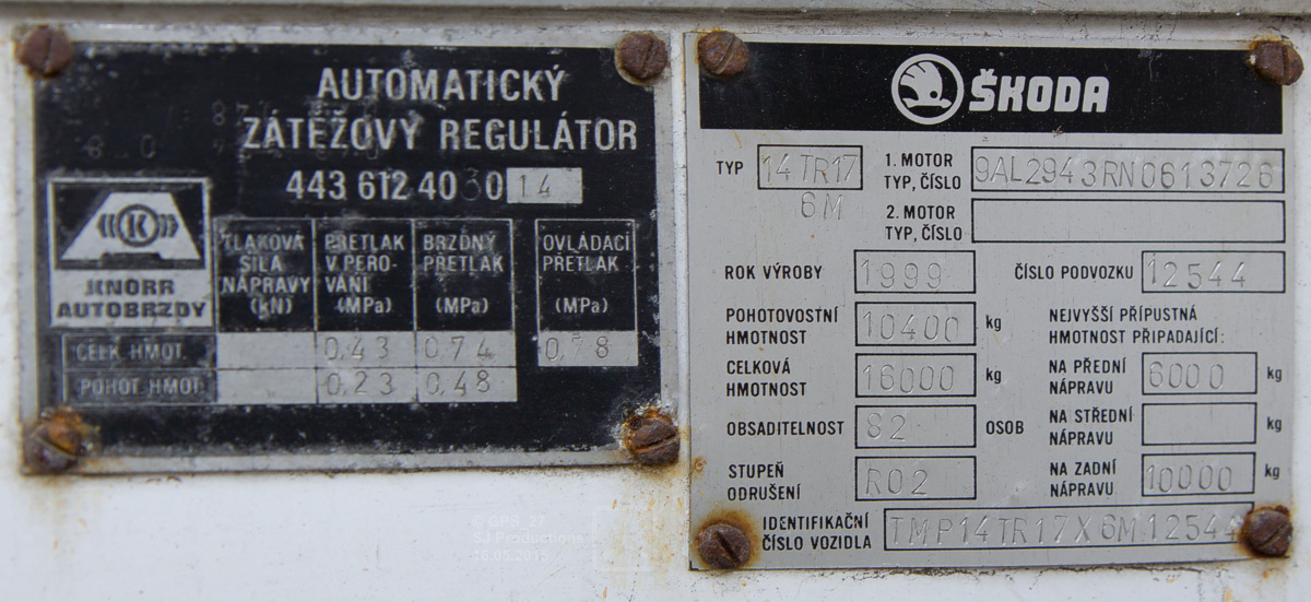 Пардубице, Škoda 14Tr17/6M № 381