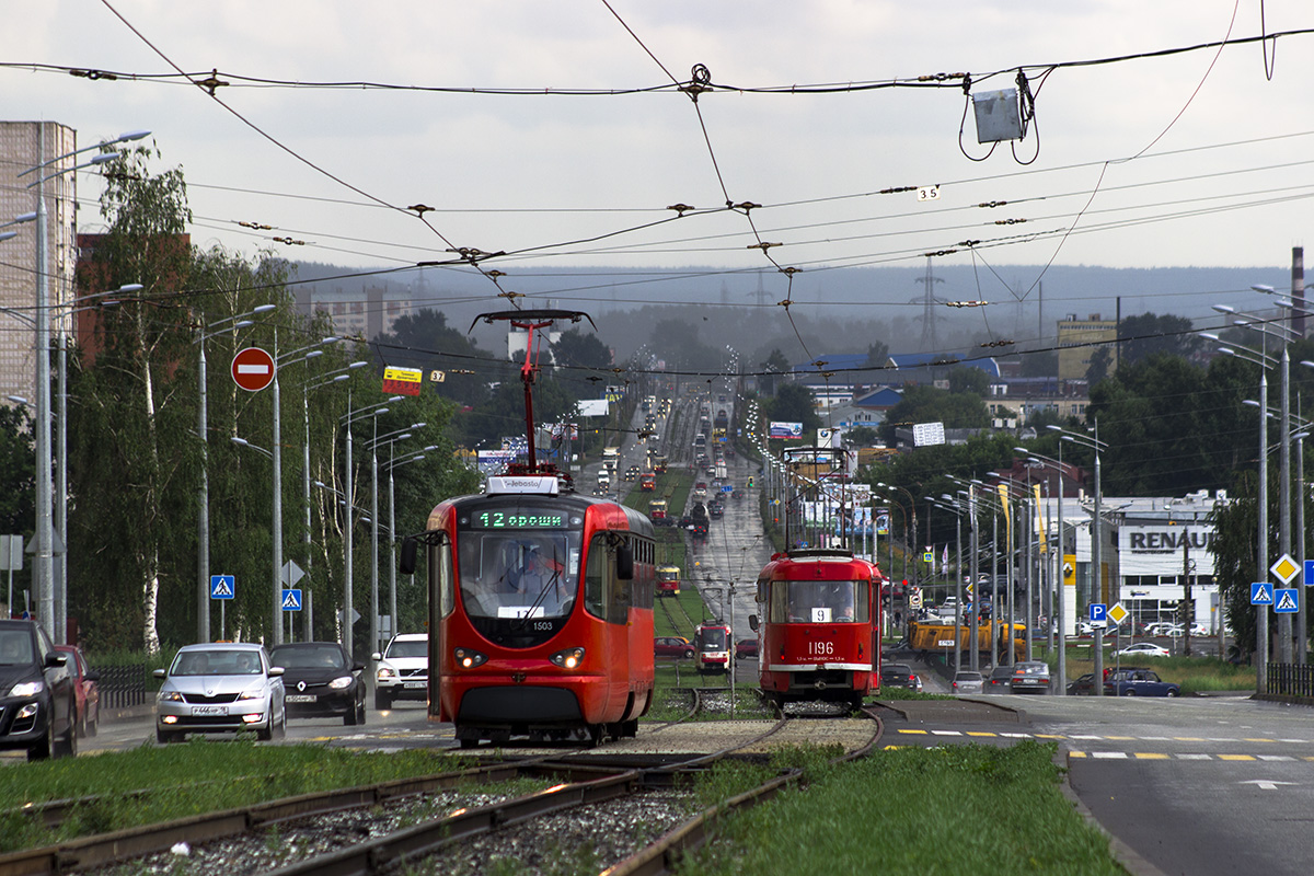 Іжевськ, Tatra T3K «Иж» № 1503; Іжевськ, Tatra T3SU № 1196