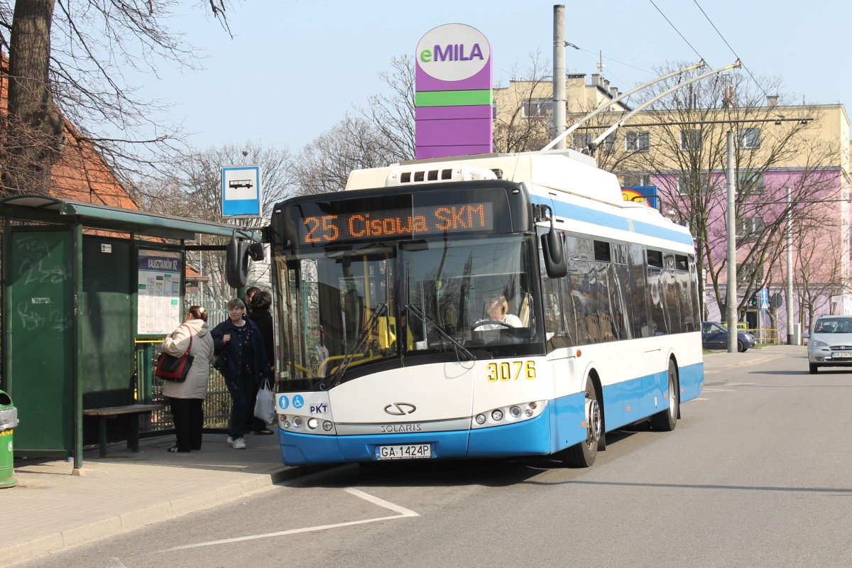 Гдыня, Solaris Trollino III 12 M № 3076