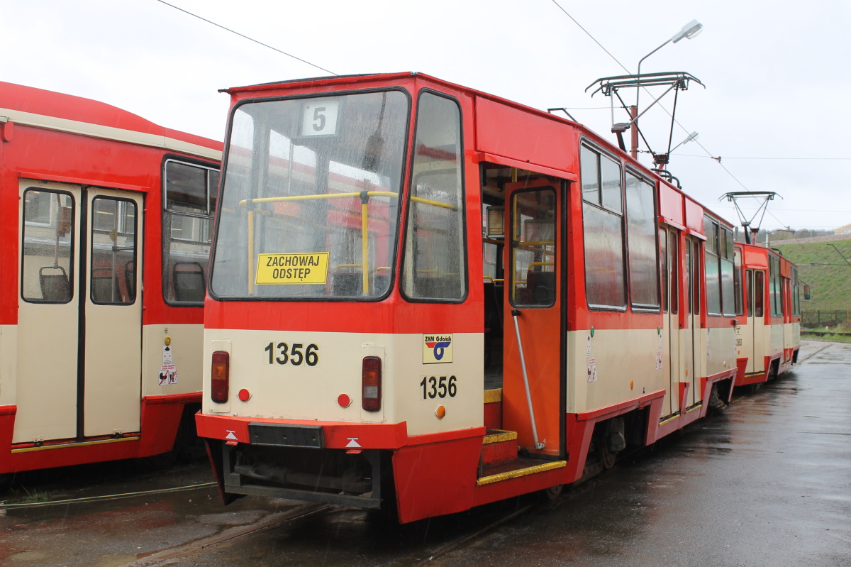 Гданьск, Konstal 105NaD № 1356