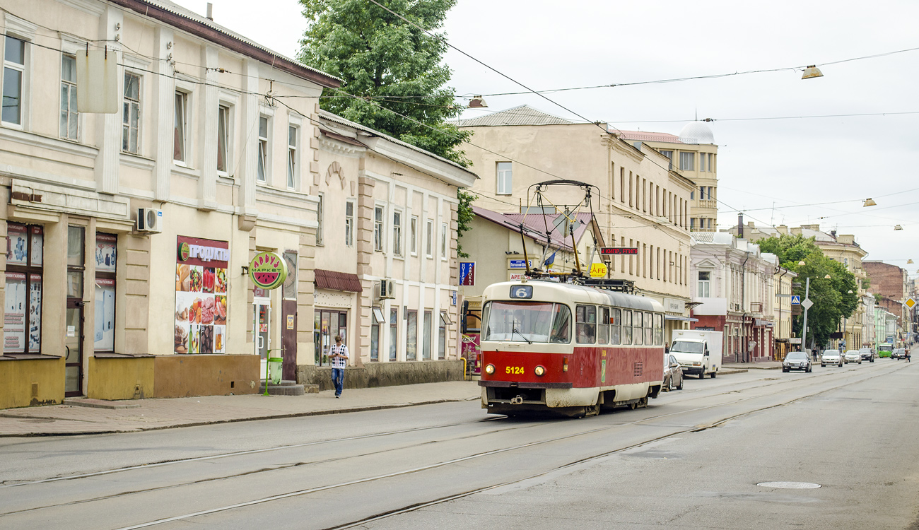 Харьков, Tatra T3A № 5124