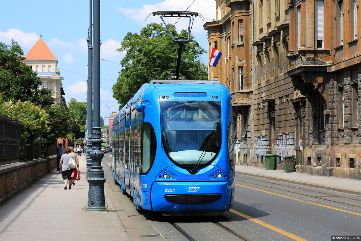 Загреб, Končar TMK 2200 № 2221 Загреб, Končar TMK 2200 № 2221