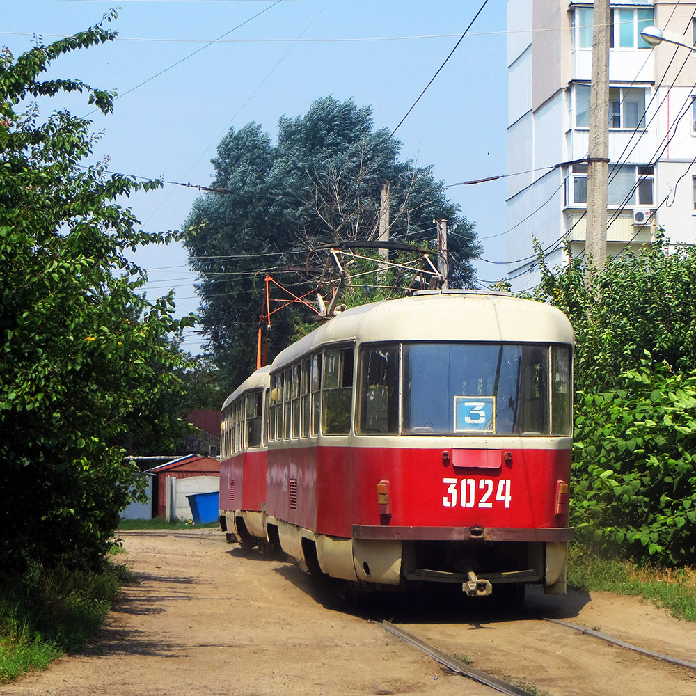 Kharkiv, Tatra T3SU N°. 3024 Kharkiv, Tatra T3SU N°. 3024
