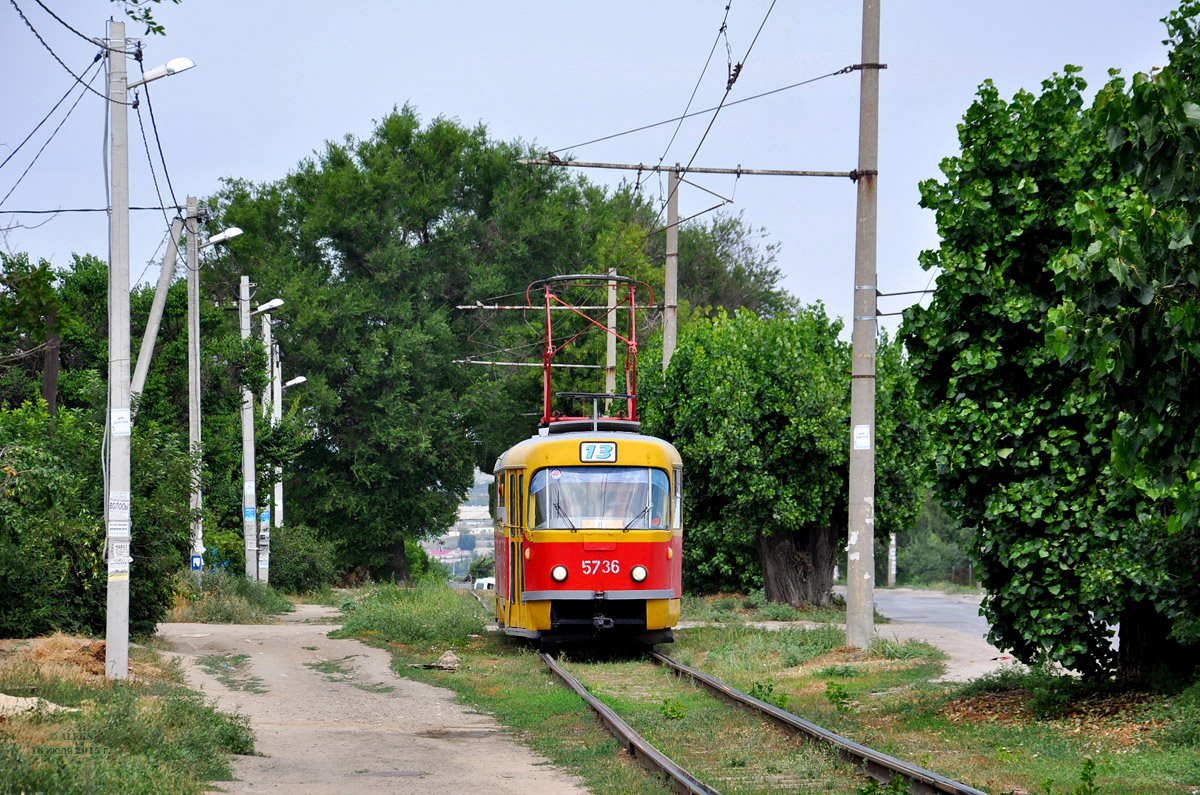 Волгоград, Tatra T3SU № 5736