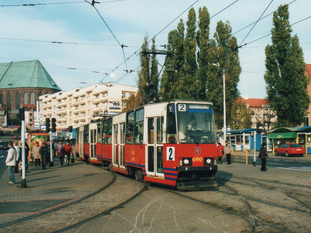 Щецин, Konstal 105N № 690