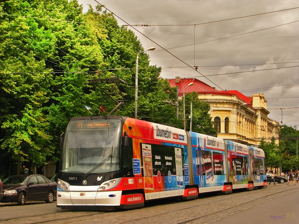 Ryga, Škoda 15T1 ForCity Alfa Riga Nr 58011