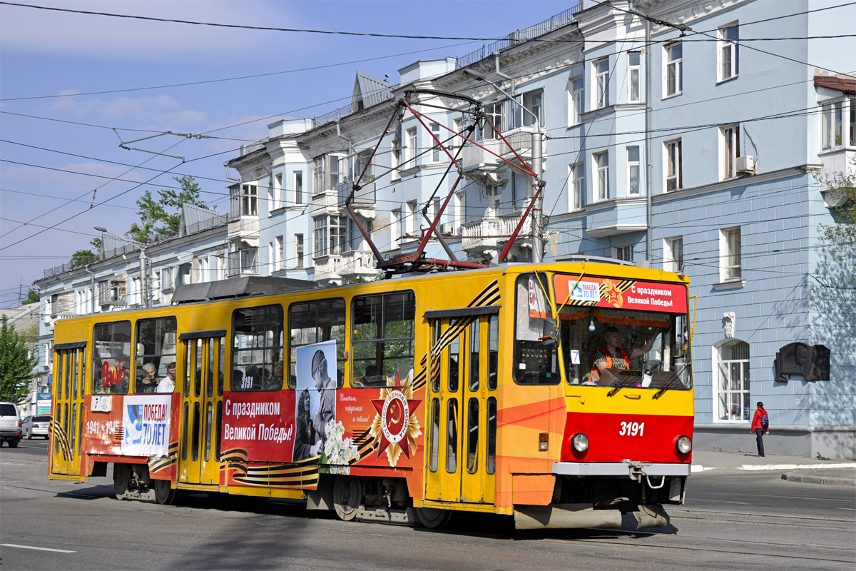 Барнаул, Tatra T6B5SU № 3191; Барнаул — 70 лет Великой Победы!