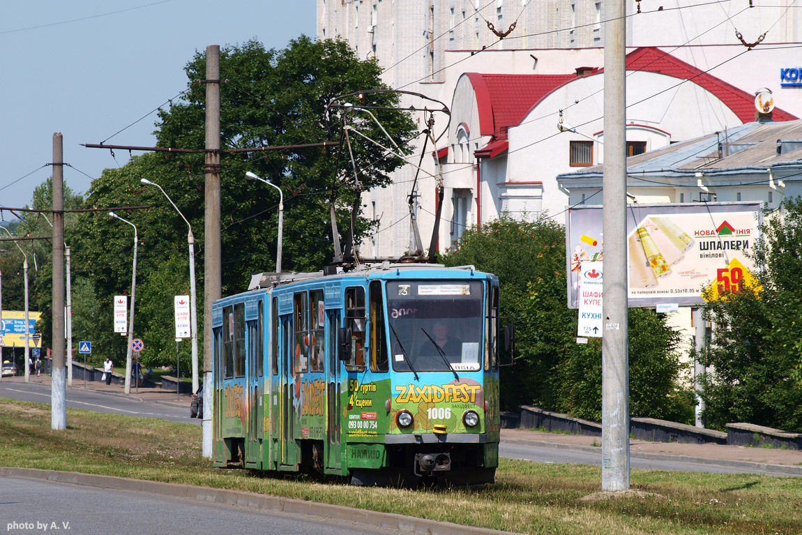Львов, Tatra KT4SU № 1006