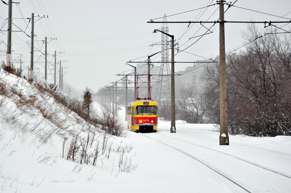 Волгоград, Tatra T3SU (двухдверная) № 2676