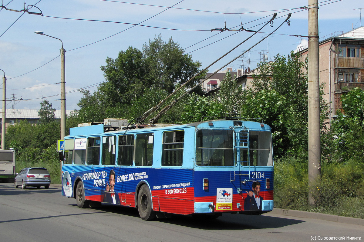 Красноярск, ЗиУ-682 КВР Красноярск № 2104