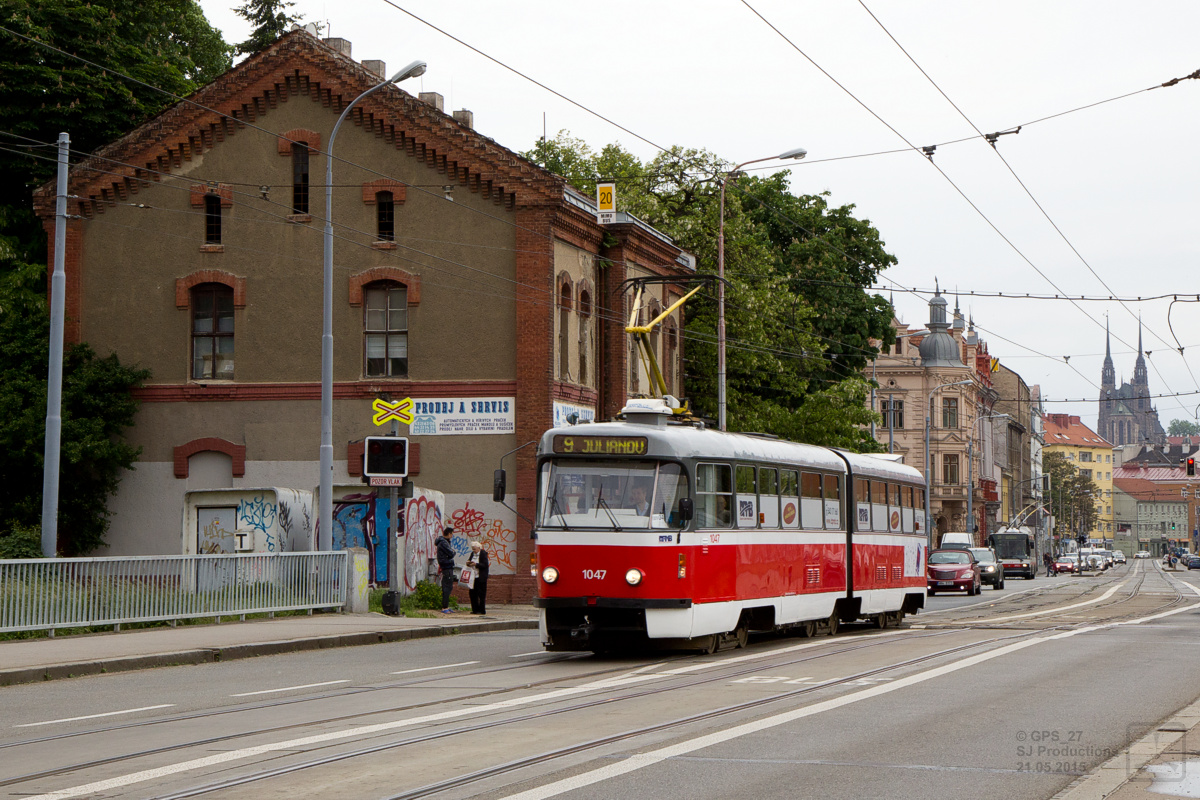 Brno, Tatra K2P č. 1047 Brno, Tatra K2P č. 1047