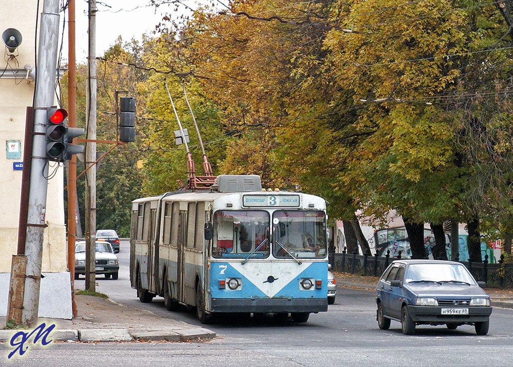 Тверь, ЗиУ-683Б [Б00] № 7; Тверь — Тверской троллейбус в начале 2000-х гг. (2002 — 2006 гг.)