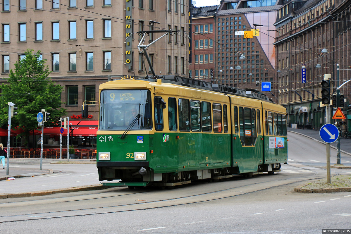 Хельсинки — Эспоо, Valmet MLNRV2 № 92