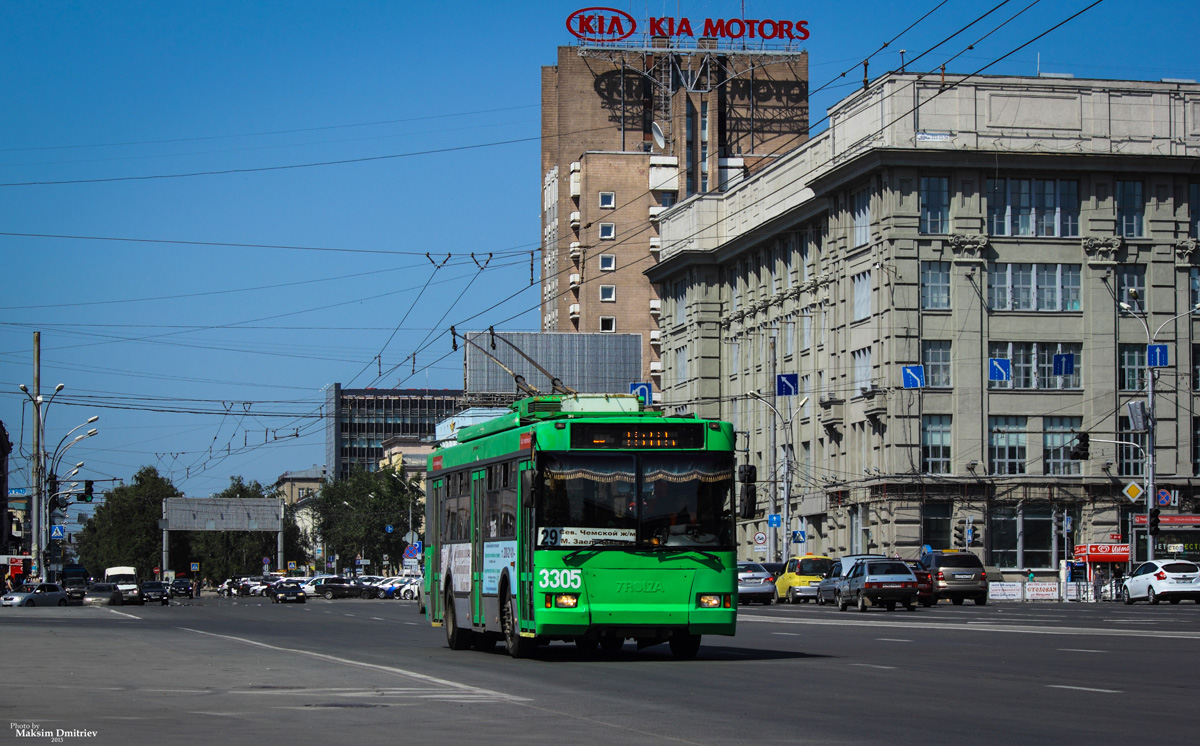 Novosibirsk, Trolza-5275.05 “Optima” Nr. 3305