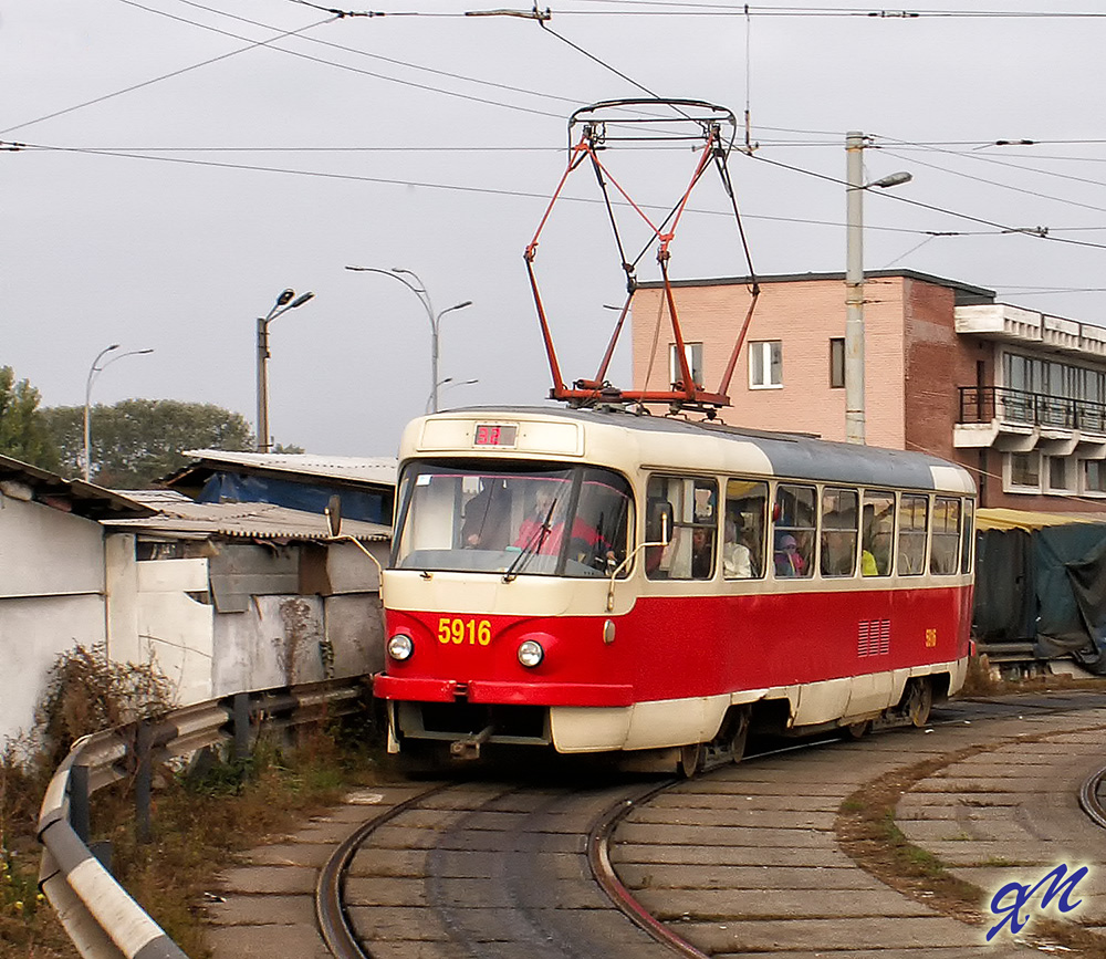 Киев, Tatra T3P № 5916