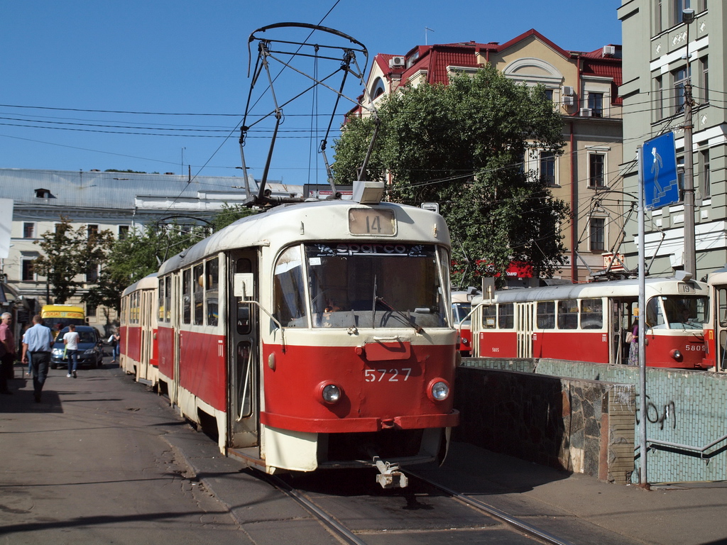 Киев, Tatra T3SU № 5727